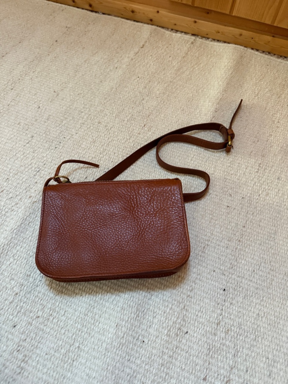 Classic Leather Belt Bag in Brown